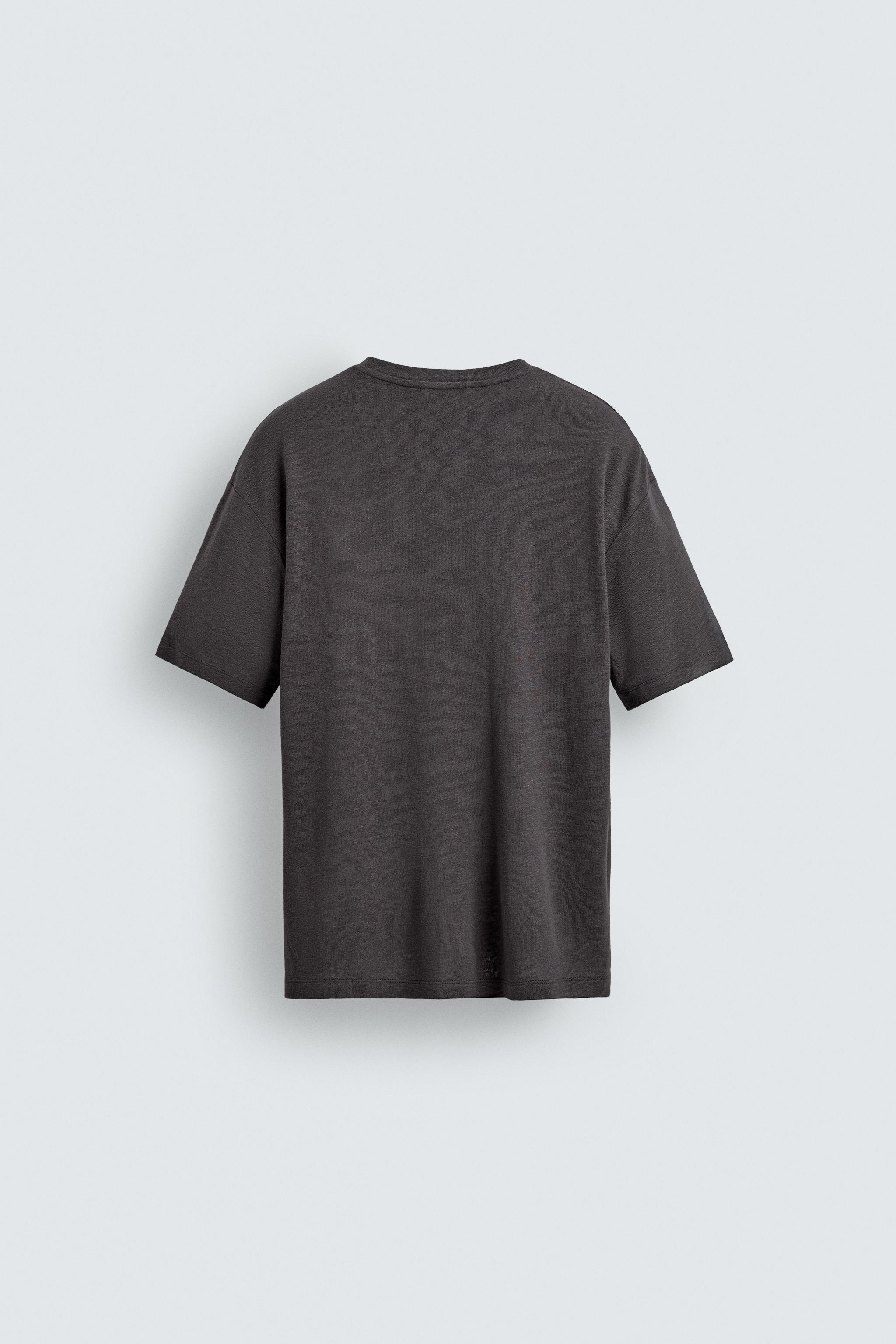 T-SHIRT LIN ET VISCOSE